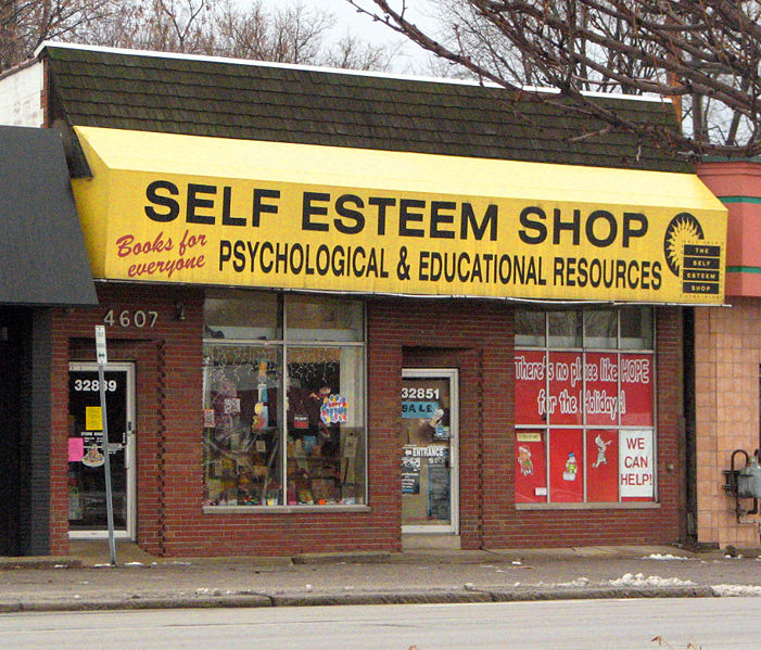Self-Esteem Shop photographed by Dave Hogg, Royal Oak, Michigan, 2005.
